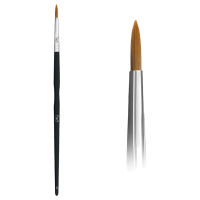OkO LASH&BROW Пензлик ультратонкий 7 BLACK EDITION