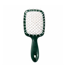 Janeke Superbrush Small щітка для волосся  зелена з білим