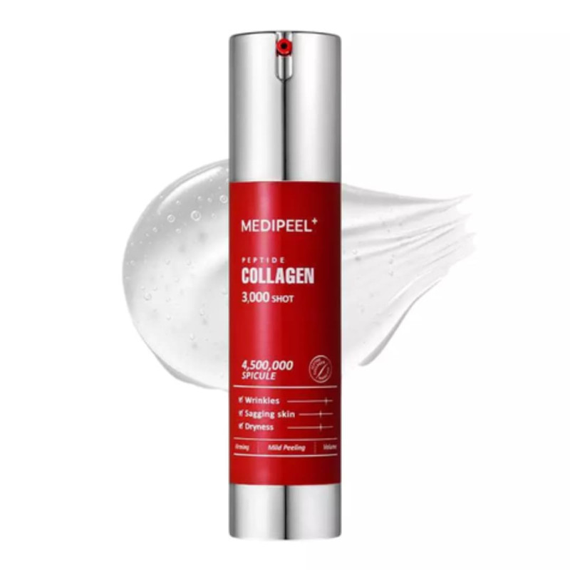 MEDIPEEL Сироватка для обличчя зі спікулами та коллагеном Red Lacto Collagen 3000 Shot Serum 50 мл