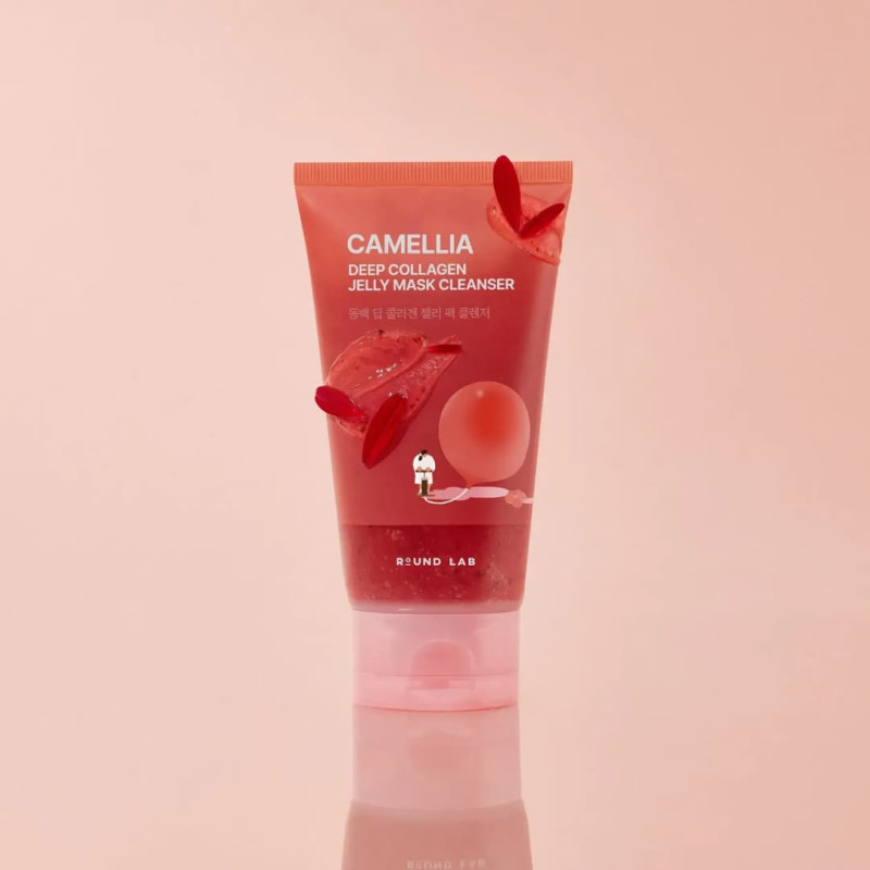 ROUND LAB Очищальний гель-маска з екстрактом камелії та колагеном Camellia Deep Collagen Jelly Mask Cleanser 150 мл