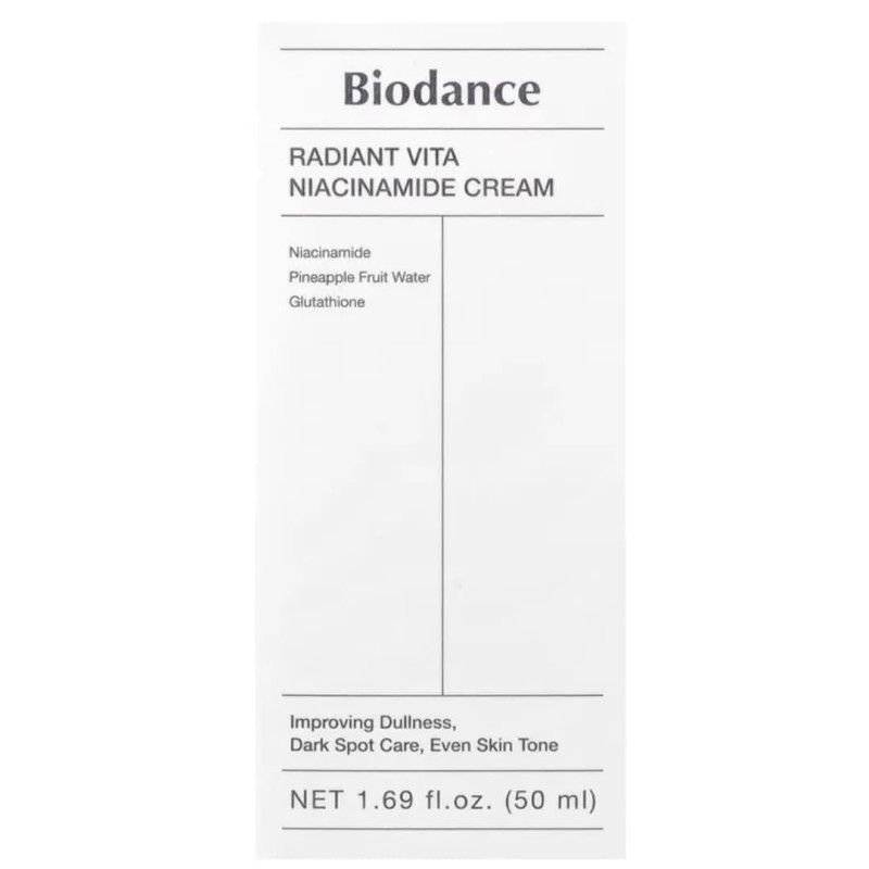 Biodance Крем освітлюючий з вітаміном C та ніацинамідом Radiant Vita Niacinamide Cream 50 мл