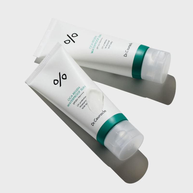 Dr.Ceuracle Водостійкий сонцезахисний крем з центелою азіатською Cica Regen Waterproof Sun SPF50+ PA 100 мл