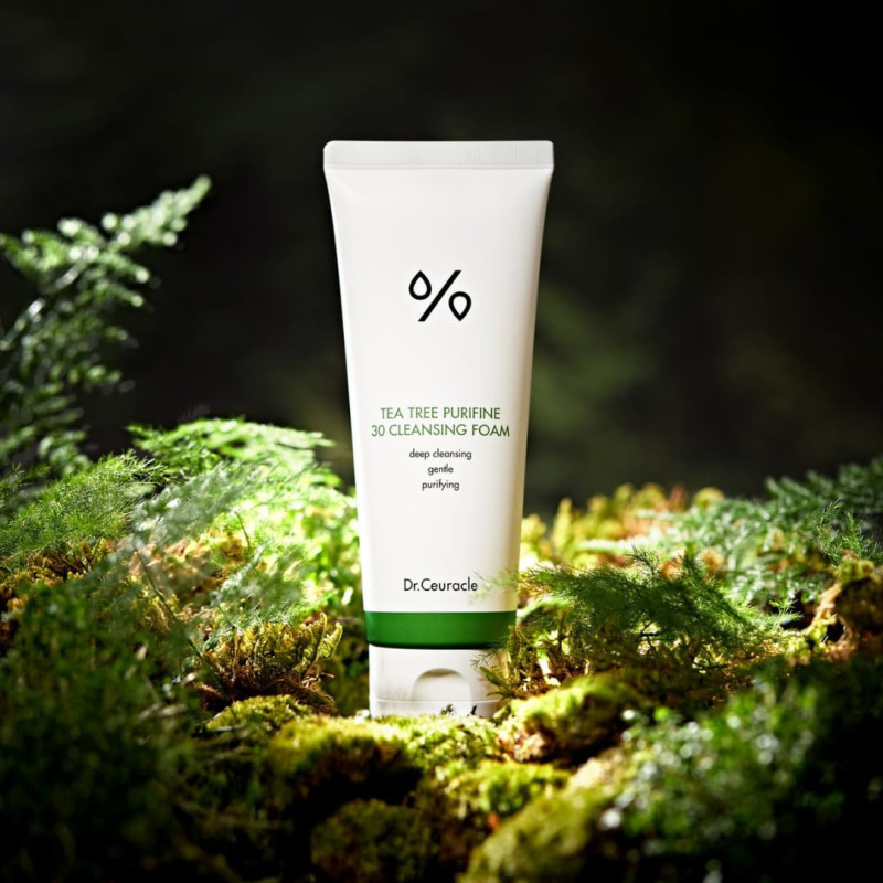 Dr. Ceuracle Гель-пінка для вмивання з екстрактом чайного дерева Tea Tree Purifine 30 Cleansing Foam 150 мл