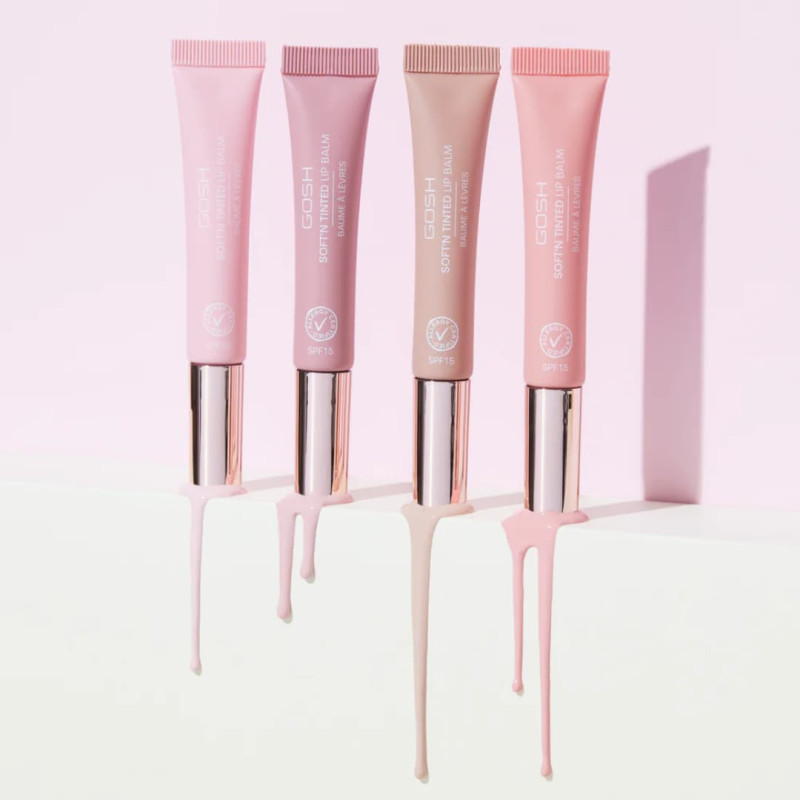 GOSH Бальзам для губ Soft' n Tinted 003 Rose 8 мл