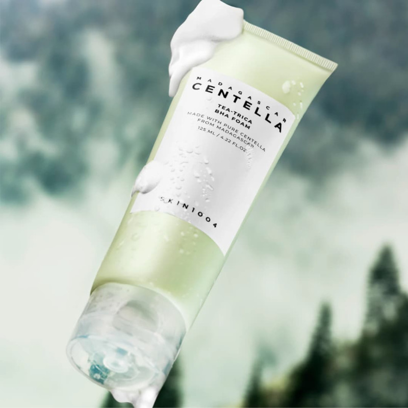 SKIN 1004 Пінка для вмивання із саліциловою кислотою Madagascar Centella Tea-Trica BHA Foam 125 мл