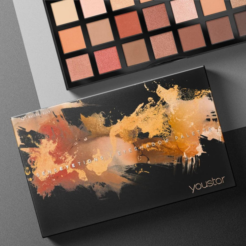 youstar Палетка тіней SENSEYETIONS Eyeshadow Palette  01 - NATURAL GLAM