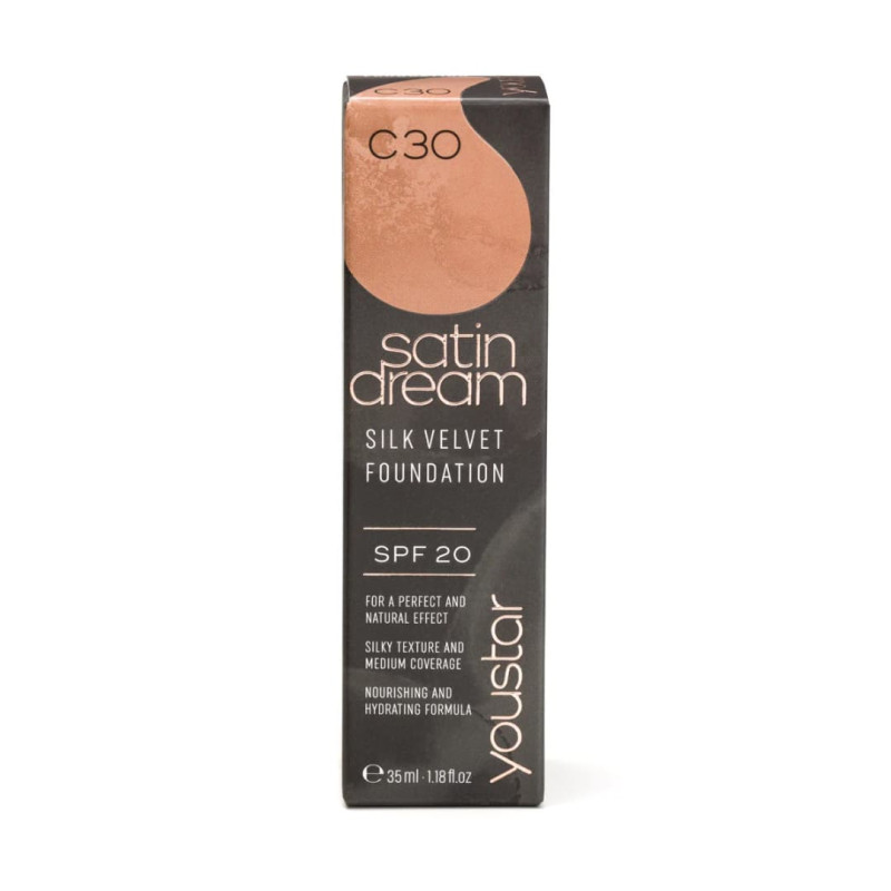 youstar Тональна основа SATIN DREAM Foundation C 30