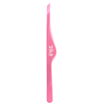 ZOLA Пінцет скошений професійний для брів LIGHT PINK
