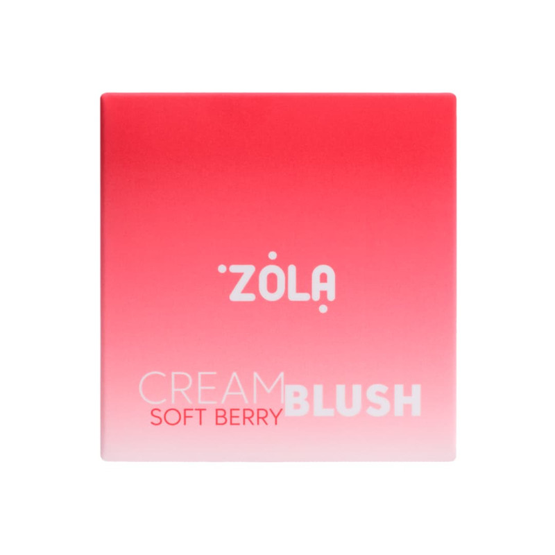 ZOLA Кремові рум'яна Cream Blush Soft BERRY