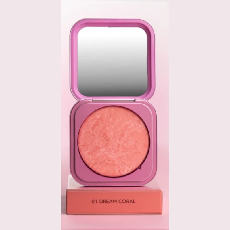 ZOLA Рум'яна кораловий сон Velvet Blush Glow 01 Dream Coral