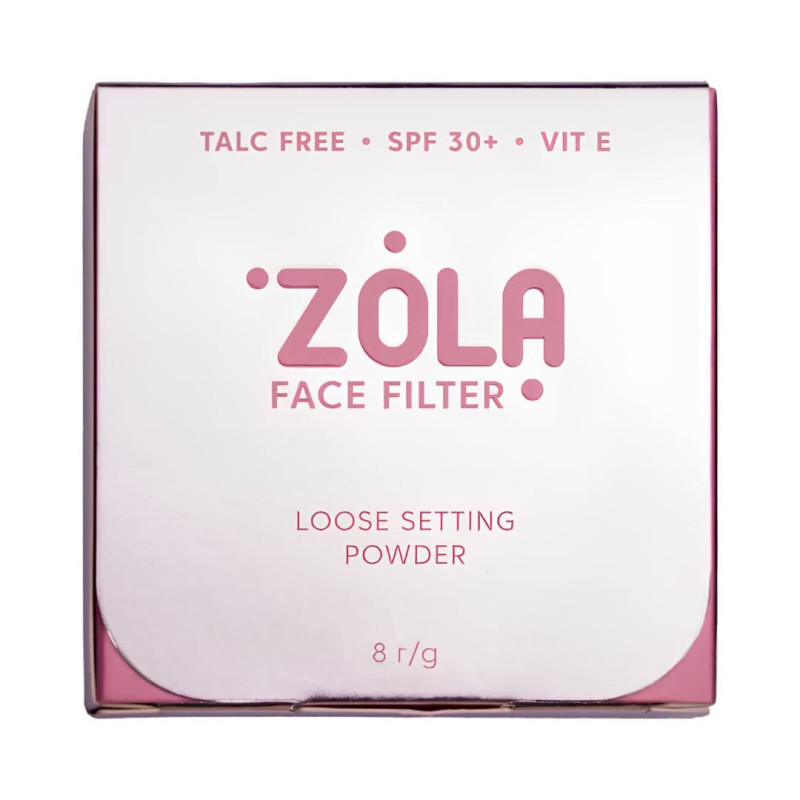 ZOLA Фіксуюча розсипна пудра Face Filter 01 Translucent Beige