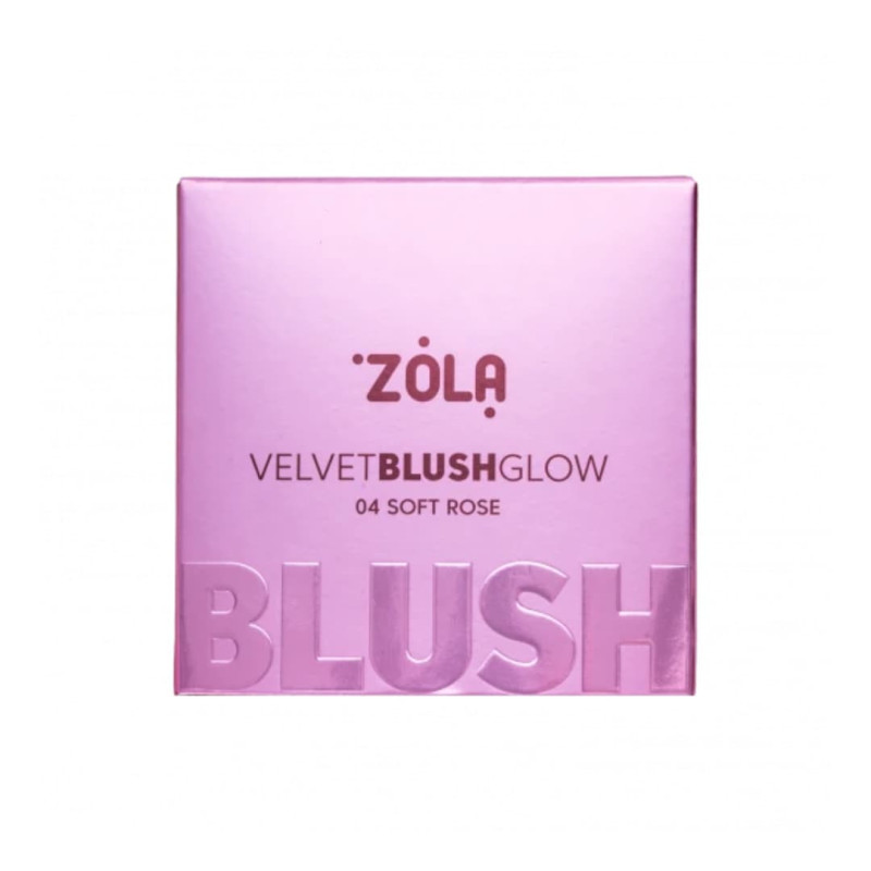 ZOLA Рум'яна ніжна троянда Velvet Blush Glow 04 Soft Rose