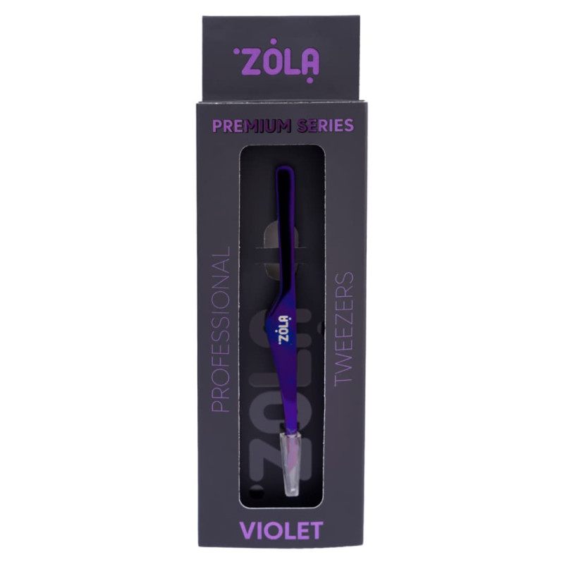 ZOLA Пінцет професійний преміум серія VIOLET